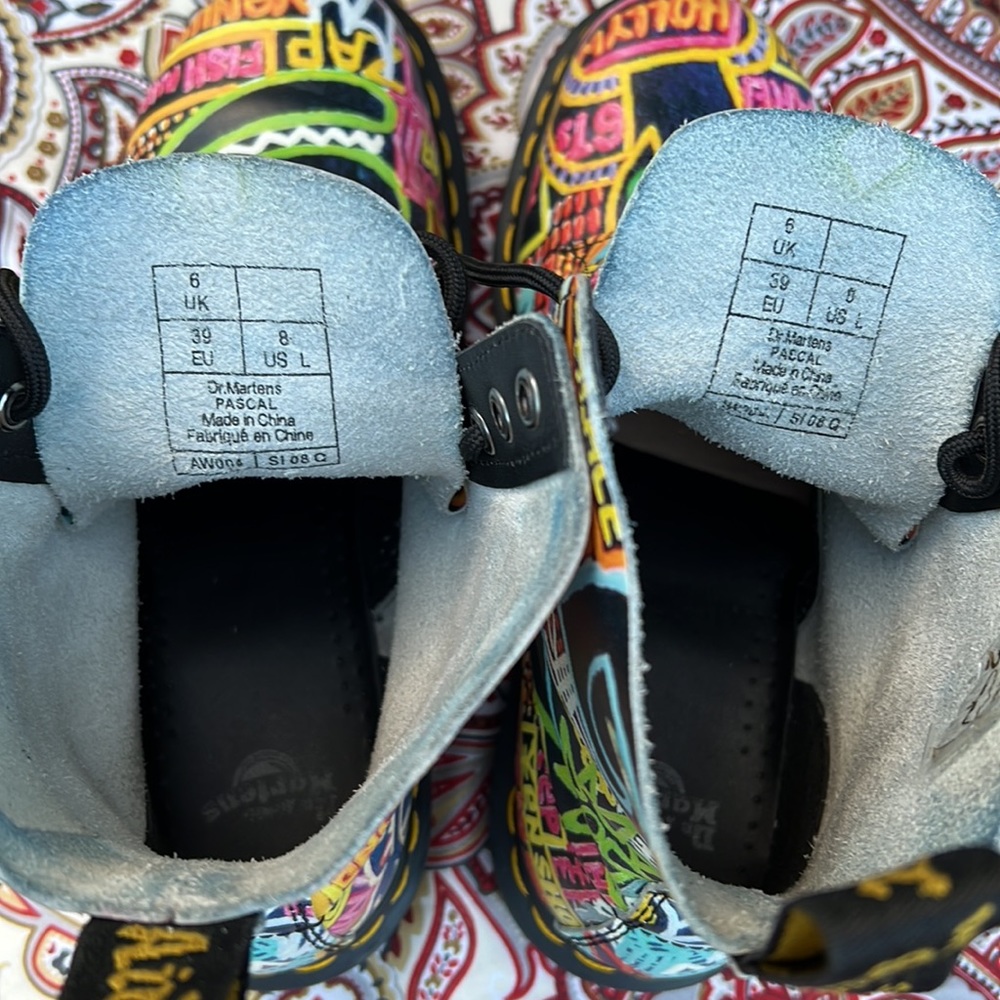 Dr. Martens x Mark Wigan KABOOM GRAFFITI Pascal Boots - Picture 17 of 17
